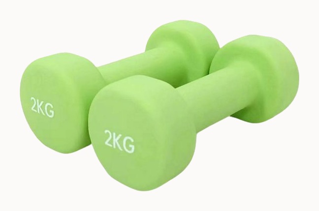 Halteres de Topo Plano — Halteres em PVC
